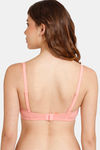 Rosaline Everyday Double Layered Non-Wired 3/4th Coverage  T-Shirt Bra - Candlelight Peach — thumbnail 2